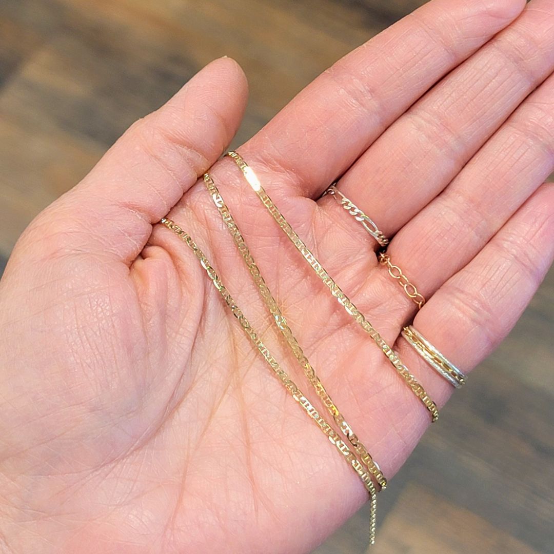 Mariner 14k Yellow Gold Permanent Jewelry Chain