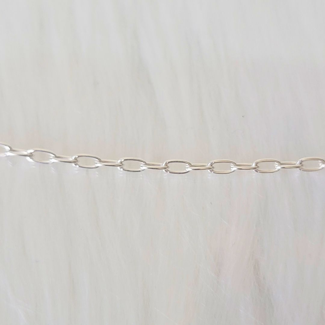 Sterling Sivler Oval Link Permanent Jewelry Chain