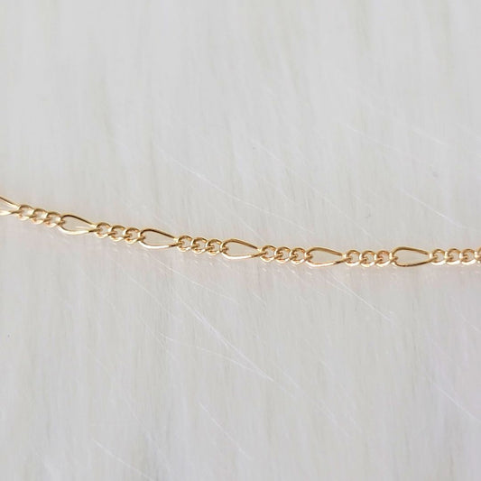 Dainty Figaro Permanent Bracelet Chain