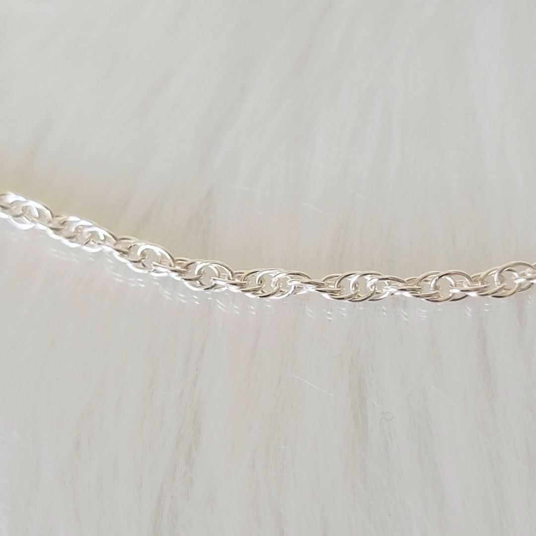2.5mm Rope Sterling Silver Permanent Jewelry Chain
