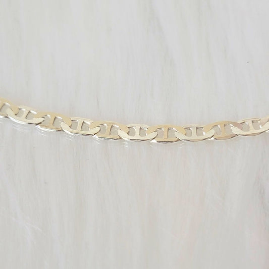 Sterling Silver Mariner Permanent Jewelry Chain