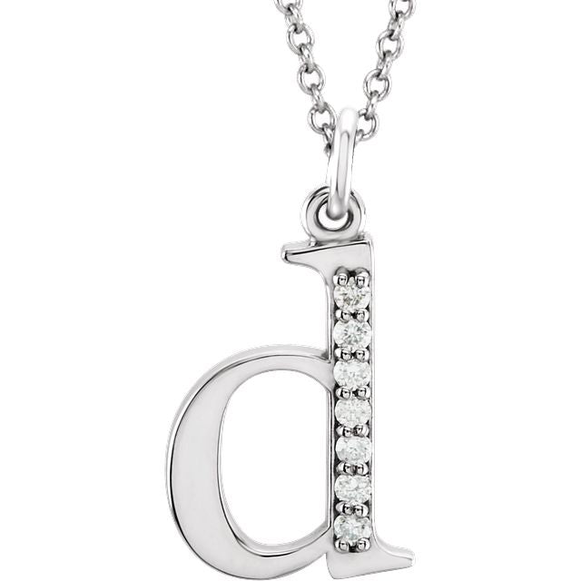 Customize Silver Birthstone initial Necklace – remember Jewelry
