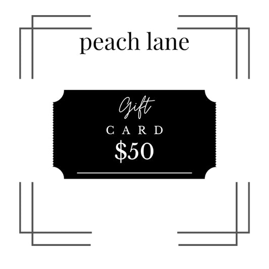 Peach Lane Digital Gift Card $50