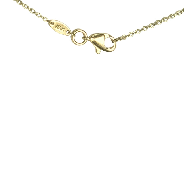 X & O Necklace 14k Yellow Gold